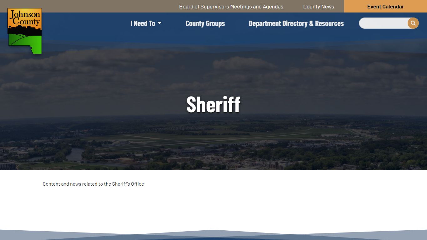 Sheriff | Johnson County